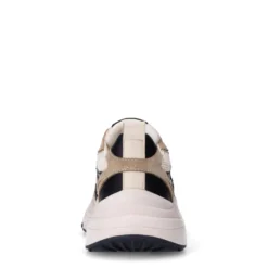 Beige leren sneakers met cow details