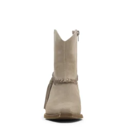 Beige leren western laarsjes