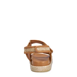 Beige raffia sandalen