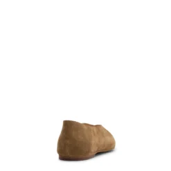 Beige suède ballerina's