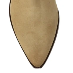Beige suède cowboylaarzen