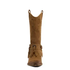 Beige suède cowboylaarzen