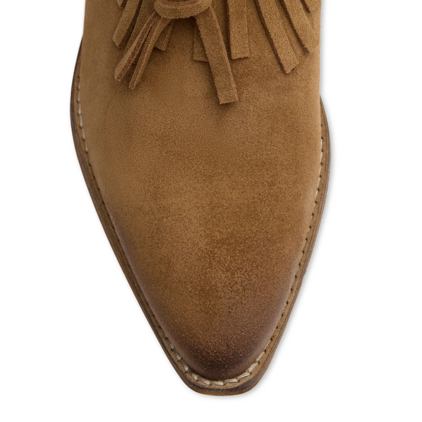 Beige suède cowboylaarzen