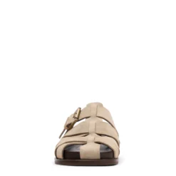 Beige suède slippers
