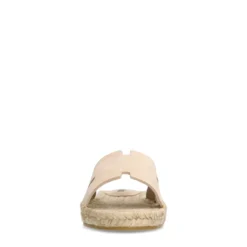 Beige suède slippers