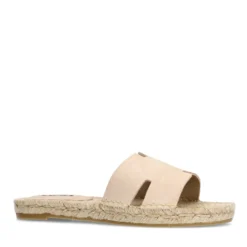 Beige suède slippers
