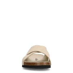 Beige suède slippers