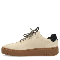 Beige suède sneakers