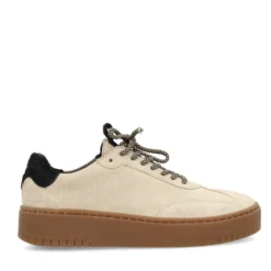 Beige suède sneakers