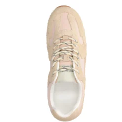 Beige suède sneakers