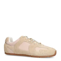 Beige suède sneakers