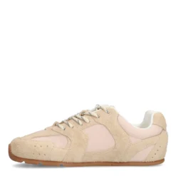 Beige suède sneakers