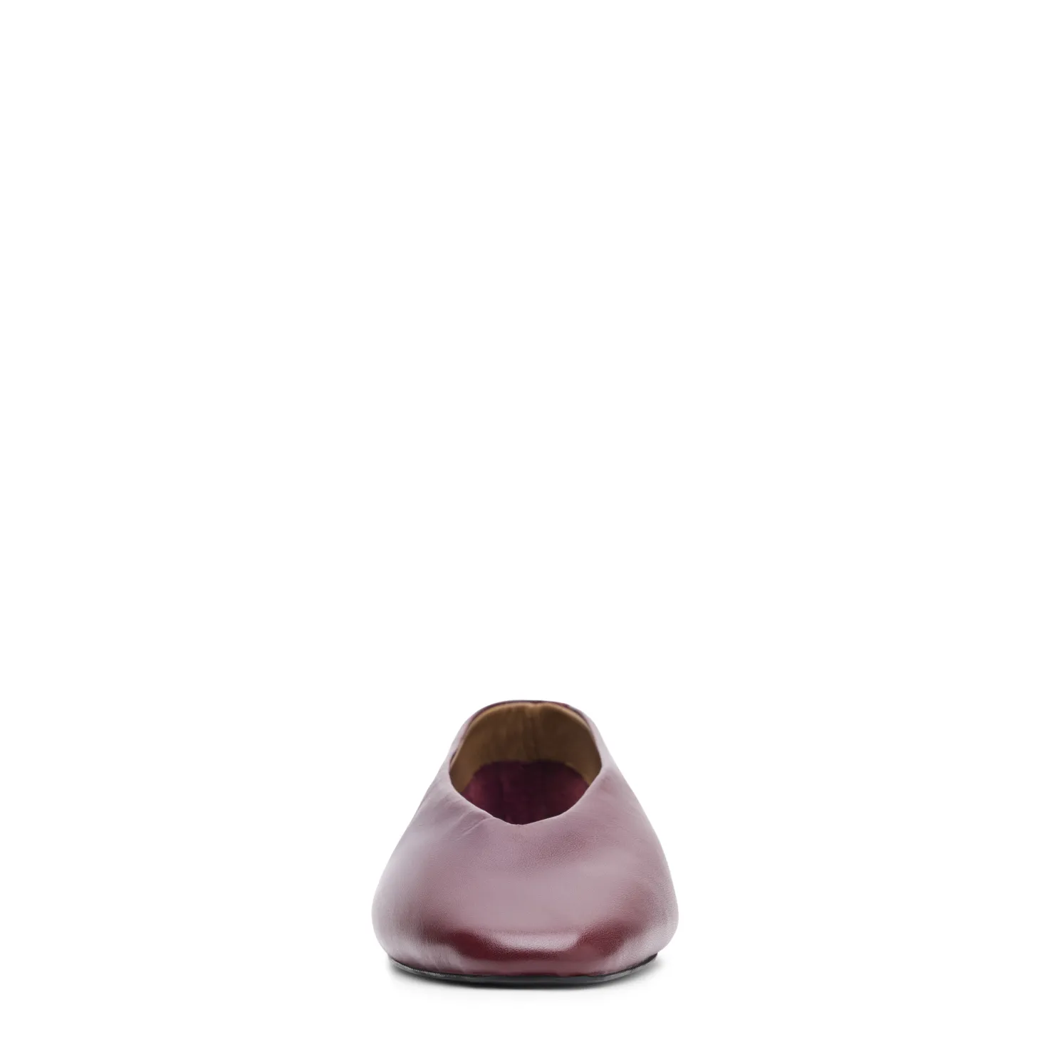 Bordeaux rode leren ballerina's
