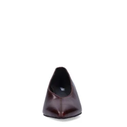 Bordeaux rode leren pumps