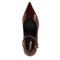 Bordeaux rode pumps