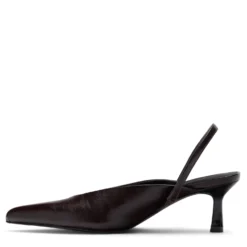 Bordeaux rode slingbacks