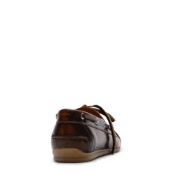 Brownwashed leren bootschoenen