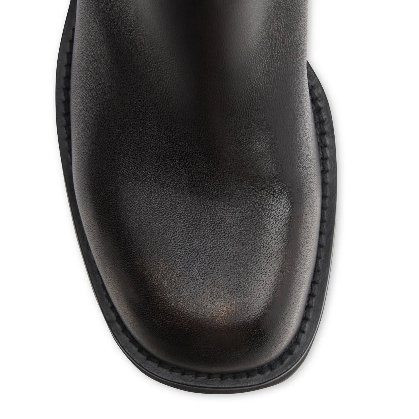 Brownwashed leren buckle biker boots