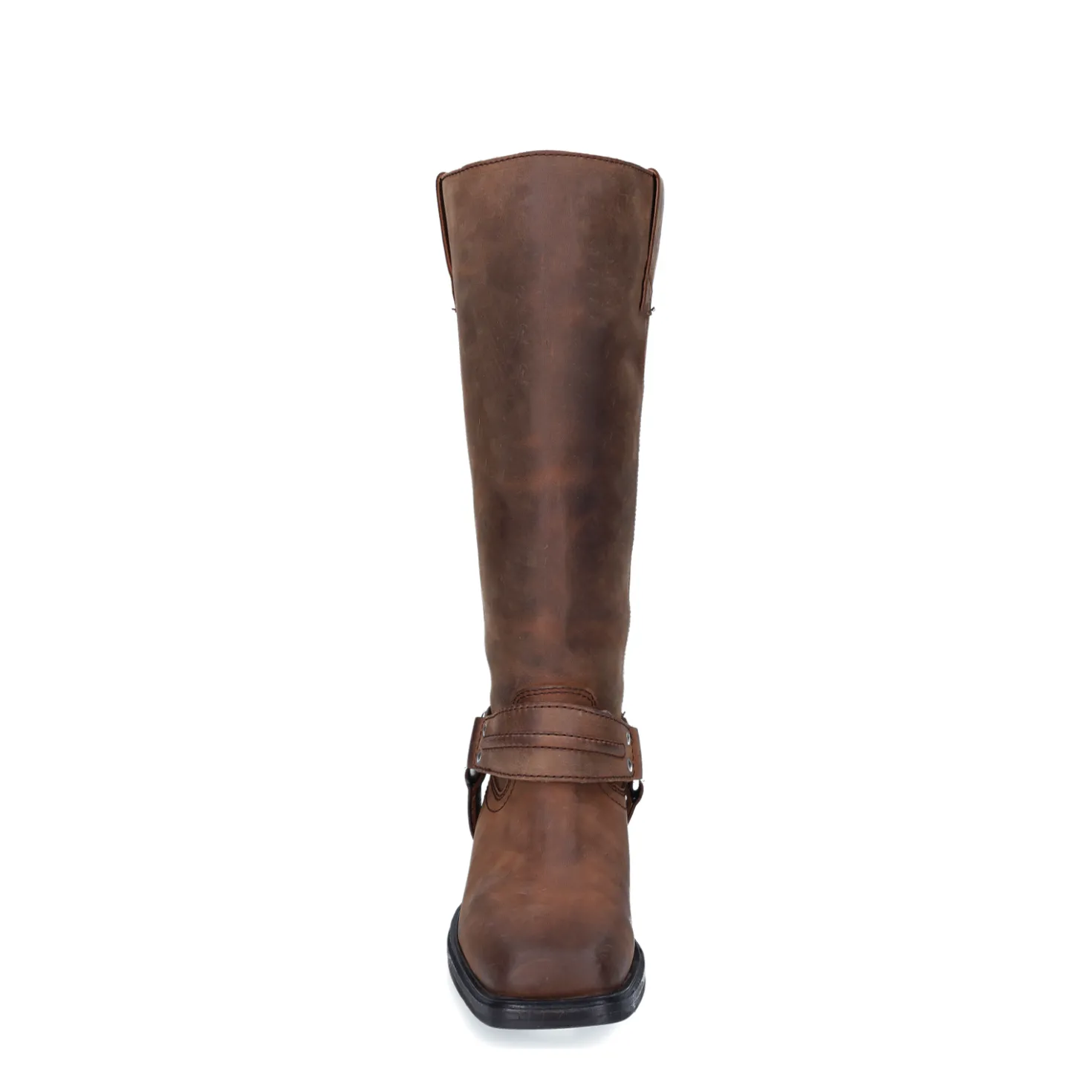 Bruine leren biker boots