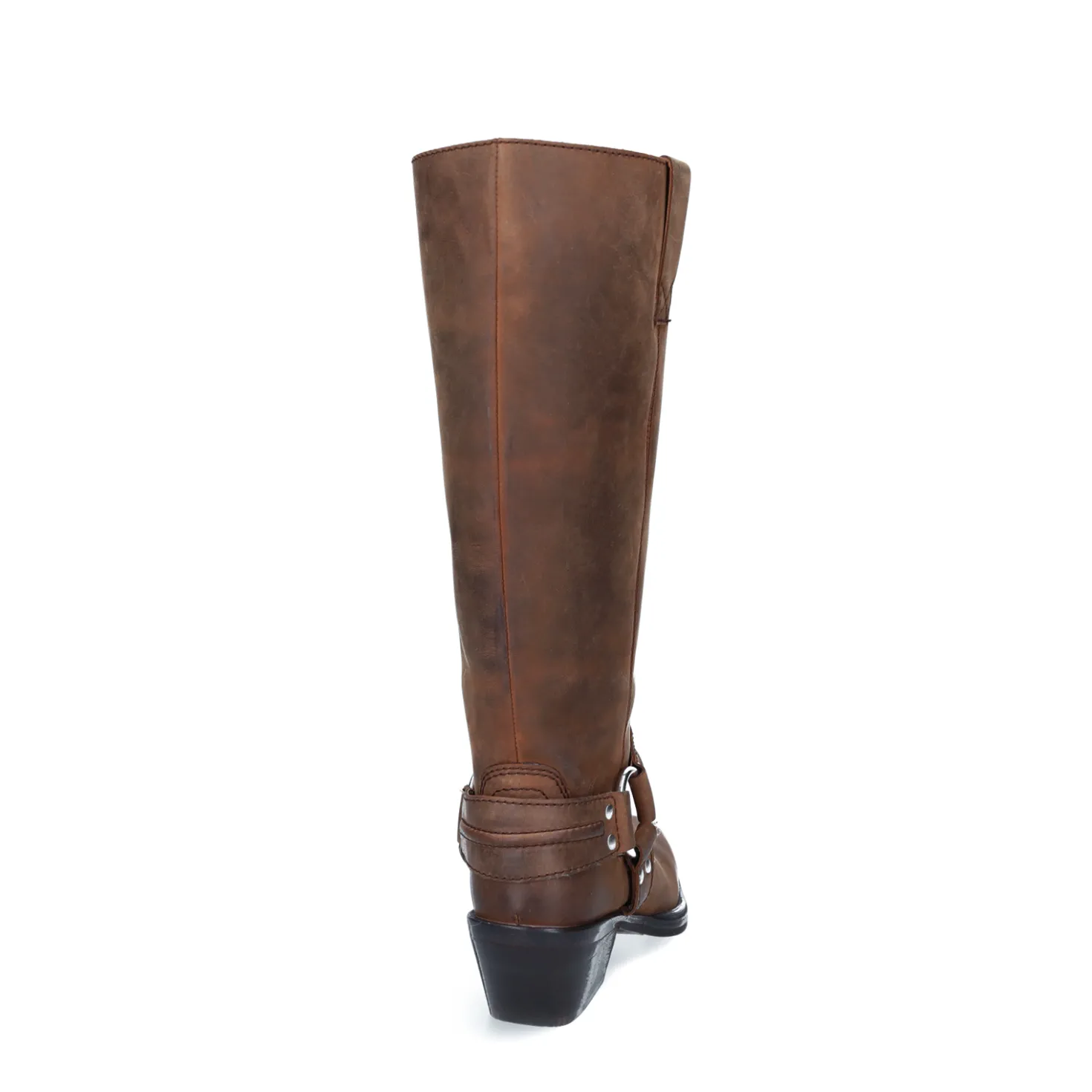 Bruine leren biker boots