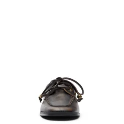 Bruine leren bootschoenen