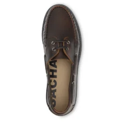 Bruine leren bootschoenen
