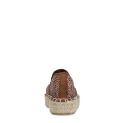 Bruine raffia espadrilles