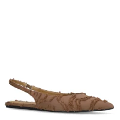 Bruine slingbacks