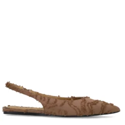 Bruine slingbacks