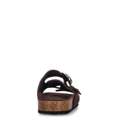 Bruine suède slippers