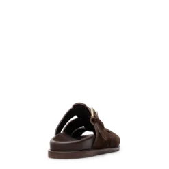 Bruine suède slippers