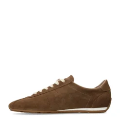 Bruine suède sneakers