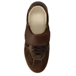 Bruine suède sneakers