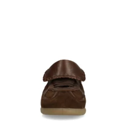 Bruine suède sneakers