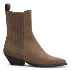 Bruine suède western laarsjes