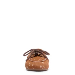 Cognac bambi print bootschoenen
