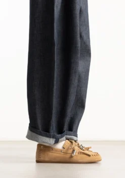 Cognac suède bootschoenen