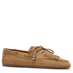 Cognac suède bootschoenen
