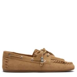 Cognac suède bootschoenen