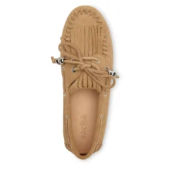 Cognac suède bootschoenen