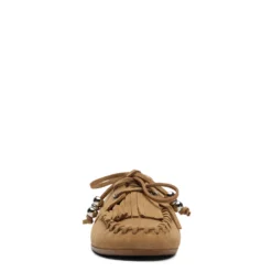 Cognac suède bootschoenen