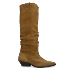 Cognac suède cowboylaarzen
