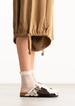 Cow clogs met gesp