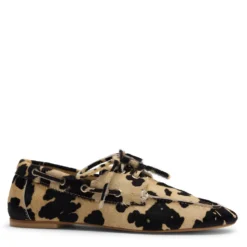 Cow print bootschoenen