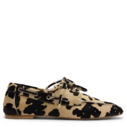 Cow print bootschoenen