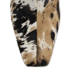 Cow print enkellaarsjes met hak
