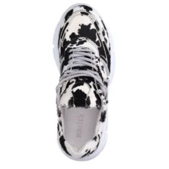Cow print sneakers