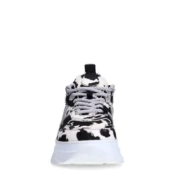 Cow print sneakers