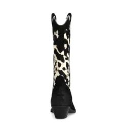 Cow print suède cowboylaarzen