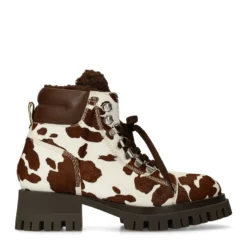Cow print veterlaarsjes